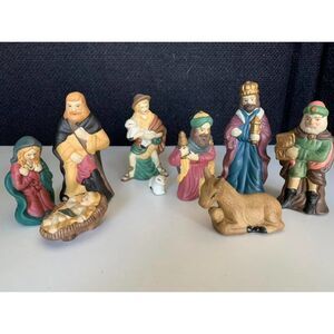 9 piece nativity scene
